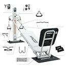 GR8FLEX High Performance Gym - Pearl White XL Model with Total Over 100 Workout Exercises