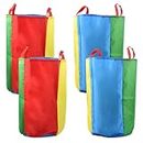 4 PCS Race Sack Bags, Sports Day Kit, Colorful Jumping Bags, Kids Field Race Bag Parent-Children games, Outdoor Sports Balancing Game Activities Equipment for Birthday Family Party (M)