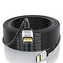 Soonsoonic 4K HDMI Cable 15M (50 Ft) | Ultra High Speed HDMI 2.0 Cable & 4K@60Hz HDR 3D ARC HDCP2.2 Ethernet HDMI Cord | for UHD TV Monitor Laptop Xbox PS4/PS5 ect