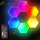 20 PACK LED HEXAGON LIGHTS WITH MIC ADAPTER, REMOTE AND APP!! SALE!! BEST DEAL!