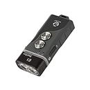 RovyVon AAA EDC Flashlight, Angel Eyes E1 Hybrid Keychain Flashlight, 700 lumens Super Bright Mini Pocket Flashlight (Grey)