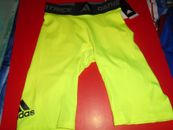 Adidas Daniel Patrick Compresssion Basketball Shorts Solar Yellow S FR5638 NWT