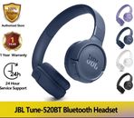 JBL Tune 520BT Wireless On-Ear Headphones, with JBL Pure Bass Sound, Bluetooth 5