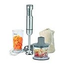 Cuisinart Smart Stick Variable speed hand blender with chopper CSB-87C, Silver, large