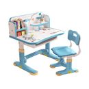 2pcs/set Kids Table Chair Set Patchwork Color Doing Homework Children Adjustable