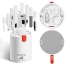 Live4gadgets Stocking Fillers For Men Keyboard Cleaner Kit, Electronics Cleaning Kit, Portable, 20 in 1 Multi-Tool Kit for Phones, Tablet, Computer, PC Monitor,TV Camera Lens with 2.5ml Mist Spray