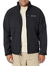 Columbia Men's Ascender Softshell Front-Zip Jacket, Black, Small