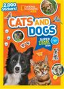 Libro de actividades súper pegatina para gatos y perros de National Geographic (libro de bolsillo o