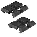 Field Sports Online 2 x Snap in Scope Rail Adapters 11mm Dovetail to 20mm Weaver Picatinny Converter Mount Low Profile
