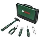 Bosch Home and Garden Easy Starter Kit d'outils à main 14 pièces (kit d'outils de démarrage pour les tâches ménagères de base et de bricolage, pince combinée, tournevis, décapsuleur, marteau, 10