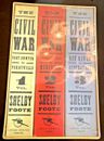 VERY RARE Perfectly Sealed -The Civil War-A Narrative by Shelby Foote 3 Vol.