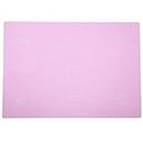 Silicone Dough Pad Pastry Board Heat Baking Mat for Cookies Pasta for DIY Baking Tools for Pizza Cakes for Home Kitchen Accessory(Pink, 45 * 65cm) Kitchen Home Appliances