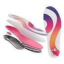 Move Game Day Pro - Ultimate Performance Insoles for Men/Women- Composite Heel and Reactive Stability for Basketball, Active Lifestyle, Running, and Athletics – Trusted by NBA Athletes, Multicolor, Men 9-9.5 / WM 10.5-11