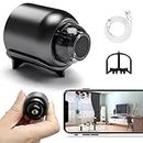 2023 New Mini WiFi Camera 1080P HD - Night Vision Included,Tiny Surveillance Cameras for Home,140° Wide Angle Micro Baby Monitor,Portable Full HD Mini Camera,Easy Installation,for Home Office Store