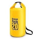 Gion's 20L Outdoor Ocean Pack Waterproof Dry Bag Sack Storage Bag Organizer for Traveling