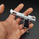 Gun Keychain Keyring Mini Desert Eagle With Moving Parts And Slide Airsoft Toy