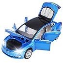SASBSC Toy Cars Model S Die Cast Metal Model Cars with Door Open Light and Sound Pull Back Car Toys for Boys and Girls 3-12 Years Old