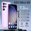 Unlocked 7.3" S23 Ultra 5G Smartphone 8GB+256GB Android 13 Dual SIM Mobile Phone