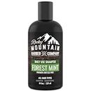 Men's Shampoo - Made in Canada - with Peppermint and Eucalyptus Oil - No Added Fragrance – 8 oz by Rocky Mountain Barber Company