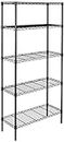 Amazon Basics 5-Shelf Shelving Storage Unit, Metal Organizer Wire Rack, Black
