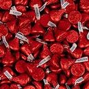 Hersheys Kisses Milk Chocolate Candy In Red Foil approx 100 kisses 16 OZ