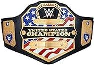 Best United States Championship Replica Title Belt 2014 Adult Size 2MM Brass NE, Brass, 52 inch leather strap