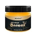 Grospe Jessiy Wood Seasoning Beewax Natural Beewax Polish For Wood & Furniture,Metal & Leather,Complete Solution Furniture Care Cleaning,Protect And Enhance The Shine