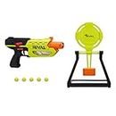 NERF Rival Blaster Mercury XIX-500 Edge Series with Target and 5 Rounds, for Ages 14 and Up, Multi Color