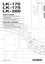 Users Guide & Owners Manual for Casio LK-170, LK-175, LK-260 Electronic Keyboard