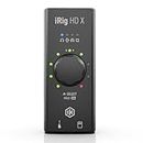 IK Multimedia iRig HD X Guitar Audio Interface - 96 kHz Music Recording, 24-bit, For iPhone, iPad, Mac, iOS, And PC With Lightning Cable, USB-C, Guitar Accessories, Recording Studio Equipment