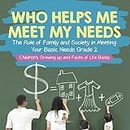 Who Helps Me Meet My Needs? The Role of Family and Society in Meeting Your Basic Needs Grade 2 Children's Growing up and Facts of Life Books