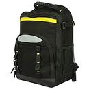PAHAL Heavy Duty Fabric Tool Bag Back Pack (Yellow & Black) for Electrician Technician Service Engineer