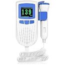 K-Life Model FD-101 Heartbeat Rate Detection Monitor with in-Built Speaker Fetal Doppler (White)…