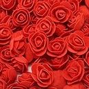 TREEWING 50Pcs Decorative Foam Crafted Rose Flowers for DIY Craft Work, Gift Crafting, Water Floating Flowers, Pooja Thali, Festival and Events, Home and Diwali Decoration Items