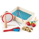 Melissa & Doug Band-in-a-Box 10 Piece Musical Instruments Set Toy for Kids-10488