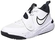 Nike Boy's Basketball Shoes, 36 EU, White/Black, 7 US Big Kid