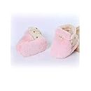 beyondy Baby Cartoon Plush Cotton Toddler Shoes, Baby Boys Girls Anti-Slip Soft Sole Warm Winter Booties Shoes(0-18 Months) (Pink,M)