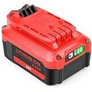 ARyee Upgraded 20V 5000mAh CMCB205 Battery Replacement for Craftsman V20 Lithium Ion Battery CMCB204 CMCB205 CMCB202 Cordless Impact Driver Tools
