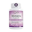 Women’s Support Supplement- Natural Hormone Regulation- Menopause Support Supplement- Estrogen Rich Supplement- Active Ingredients Hormone Regulation - Pills to Balance Hormones Non-GMO by Amate Life