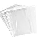 200Pcs 4-5/8'' X 5-3/4'' Resealable Cello Cellophane Bags - Fits A2 Card w/Envelope Photos Jewelry Candy Treats Cookie Clear Plastic Sleeves (200 Count)