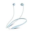 Soundmagic S20BT Neckband Bluetooth Headphones Wireless Earphones HiFi Stereo in Ear Headset with Microphone Lightweight Sports Earbuds Long Playtime Stable Connection Blue