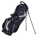 New 9" Golf Stand Bag Club 7 Way Divider Carry Organizer Pockets Storage Black