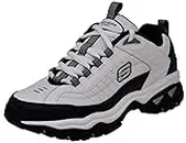 Skechers Men's Energy Afterburn Lace-Up Sneaker,White/Navy,15 XW US