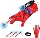 CPD Empire Spider Web Shooters Toy for Kids Fans, Hero Launcher Wrist Toy Set,Cosplay Launcher Bracers Accessories,Sticky Wall Soft Bomb Funny Children's Educational Toys, Multicolor