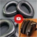 Sheepskin Real Leather Ear Pads Foam Cushion For Audeze Sine Planar Headphone