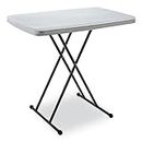 (Charcoal) - Iceberg 65491 Indestructible Too 1200 Series Resin Personal Folding Table 30 x 20 Charcoal