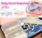 4 Baby Travel Bag Trips Organiser Kids Clothes Accessories Case Bags Luggage 