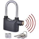 BHADANI SALES Metal Anti Theft Motion Sensor Alarm Key Lock For Home/Office/Bikes Security Lock, Multicolor