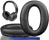 SOULWIT Earpads Cushions for Sony WH-1000XM2 (WH1000XM2) & MDR-1000X (MDR1000X) Headphones, Ear Pads Replacement with Noise Isolation Foam, Added Thickness (Black)