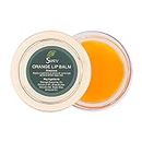 SVATV Orange Flavored Lip Balm. With Natural Ingredients - Shea Butter Beeswax & Coconut oil to Nourished Repair Dry or Chapped Lips, Best moisturizing lip balm for Men & Women 15ml